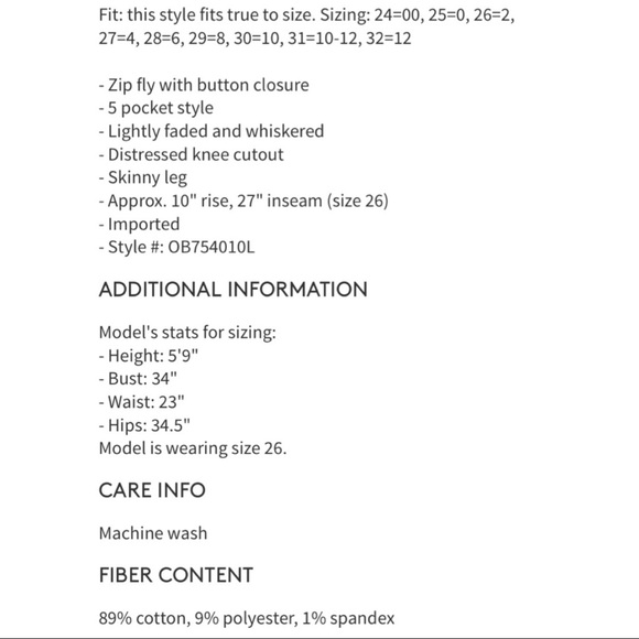 Free People High-Rise Knee Cutout Jeans - Picture 4 of 4